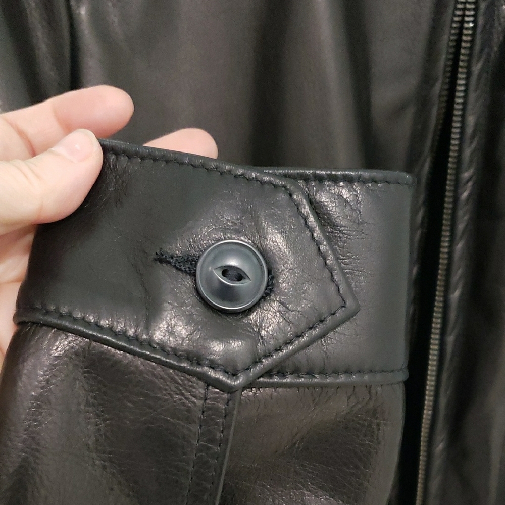 Schott NYC Perfecto Men's Leather Delivery Jacket, New With Original Tags. - Picture 10 of 11